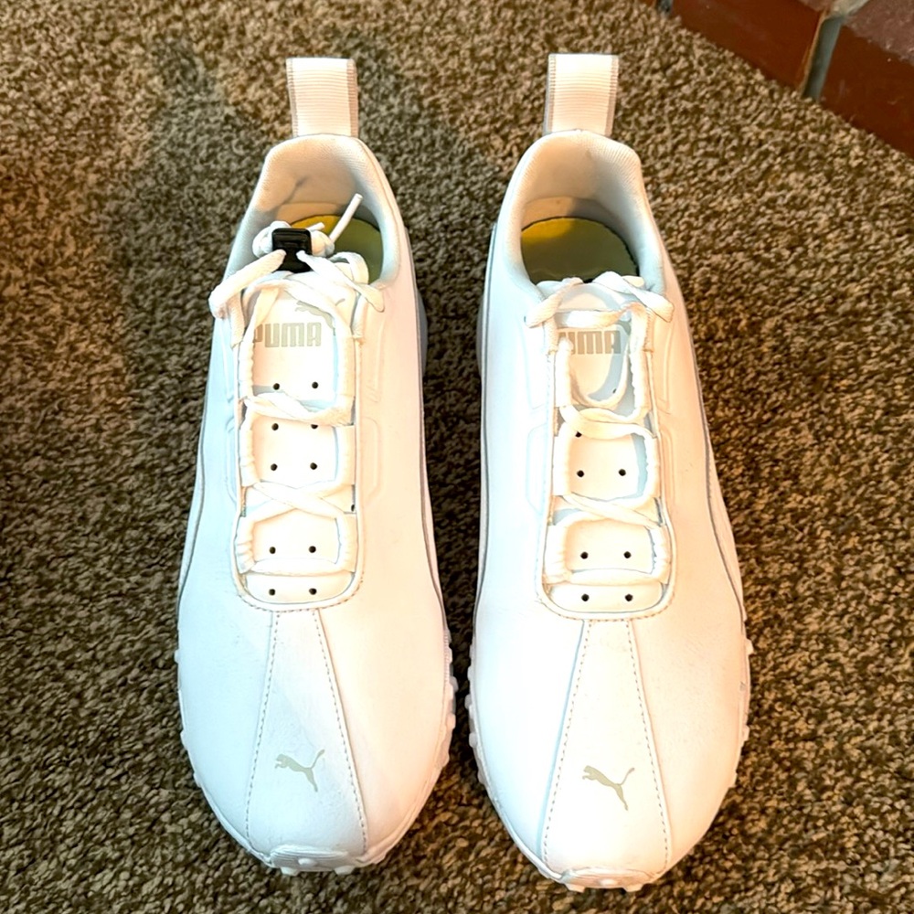 Puma men’s shoes New in box Size 11 leather white
